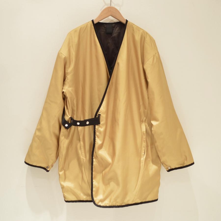 即完売　ANEI クロスオーバーライナーコート　ブラック×ゴールド 即完売 ANEI クロスオーバーライナーコート ブラック×ゴールド - メルカリ