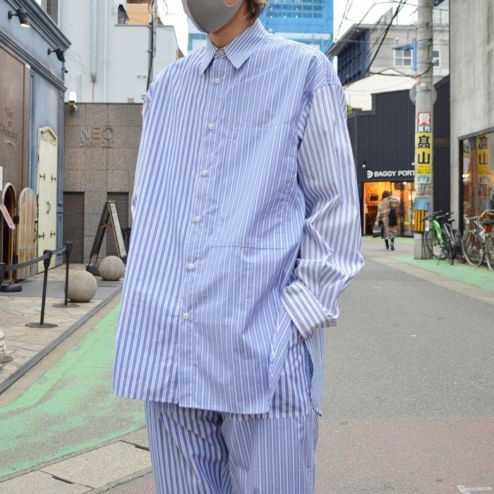 ANEI(アーネイ) / XO SHIRT FUN STRIPE (BLUE STRIPES) : Proof Of 