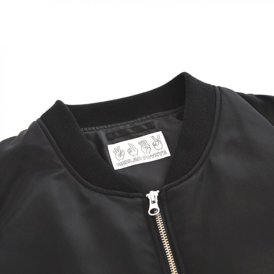 DISCOVERED ブラック MA-1ジャケット DISCOVERED ディスカバード】BOA SLEEVE MA-1 BLACK | delhezi
