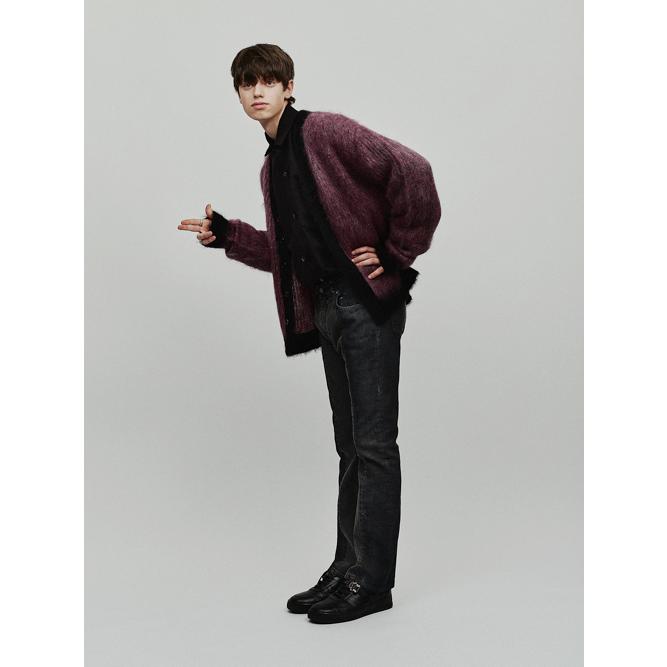 DISCOVERED（ディスカバード） / SHAGGY KNIT CARDIGAN (PINK) : Proof