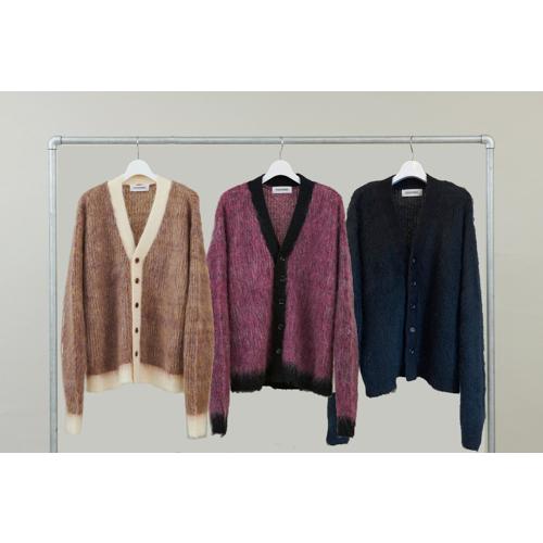 DISCOVERED（ディスカバード） / SHAGGY KNIT CARDIGAN (PINK) : Proof