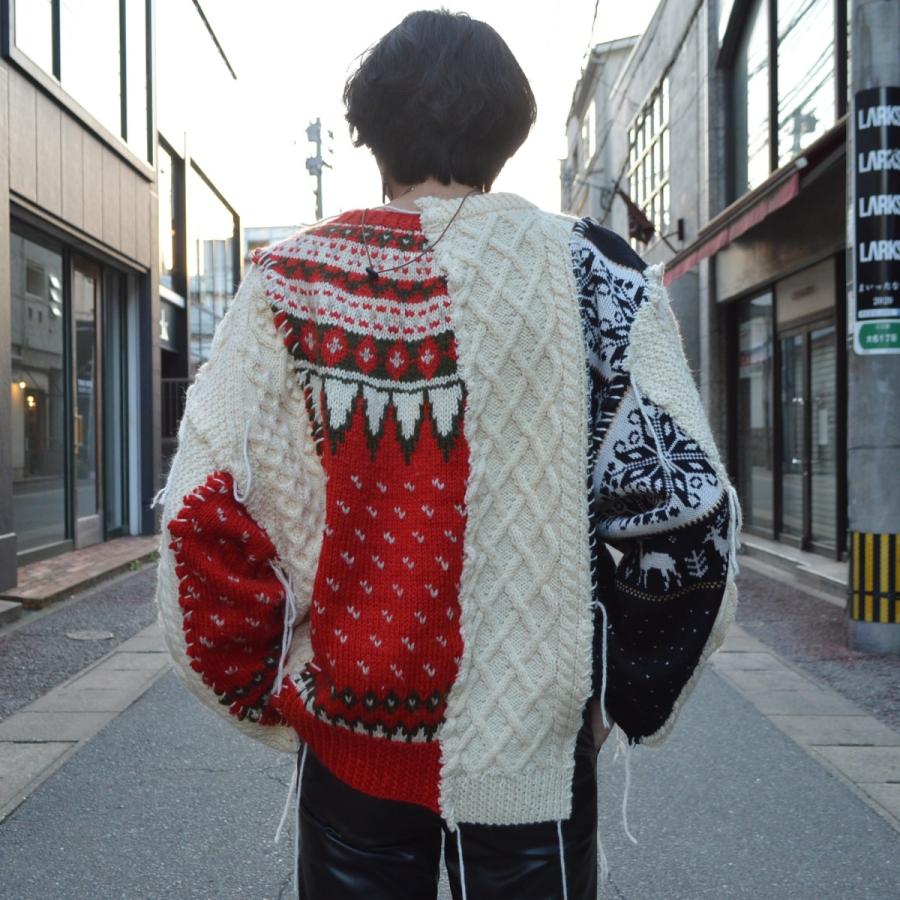 discovered / Nordic Collage Sweater/ニット・セーター(厚手)/FREE/ウール/DC-NS21-KN// DISCOVERED DISCOVERED(ディスカバード) / Nordic Collage Sweater