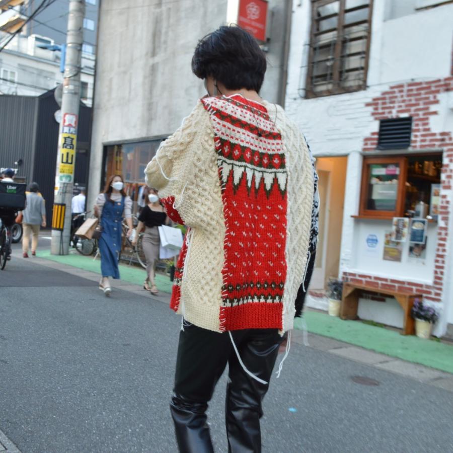 DISCOVERED DISCOVERED(ディスカバード) / Nordic Collage Sweater