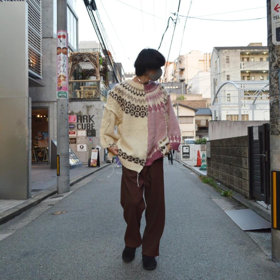 DISCOVERED DISCOVERED(ディスカバード) / Nordic Collage Sweater