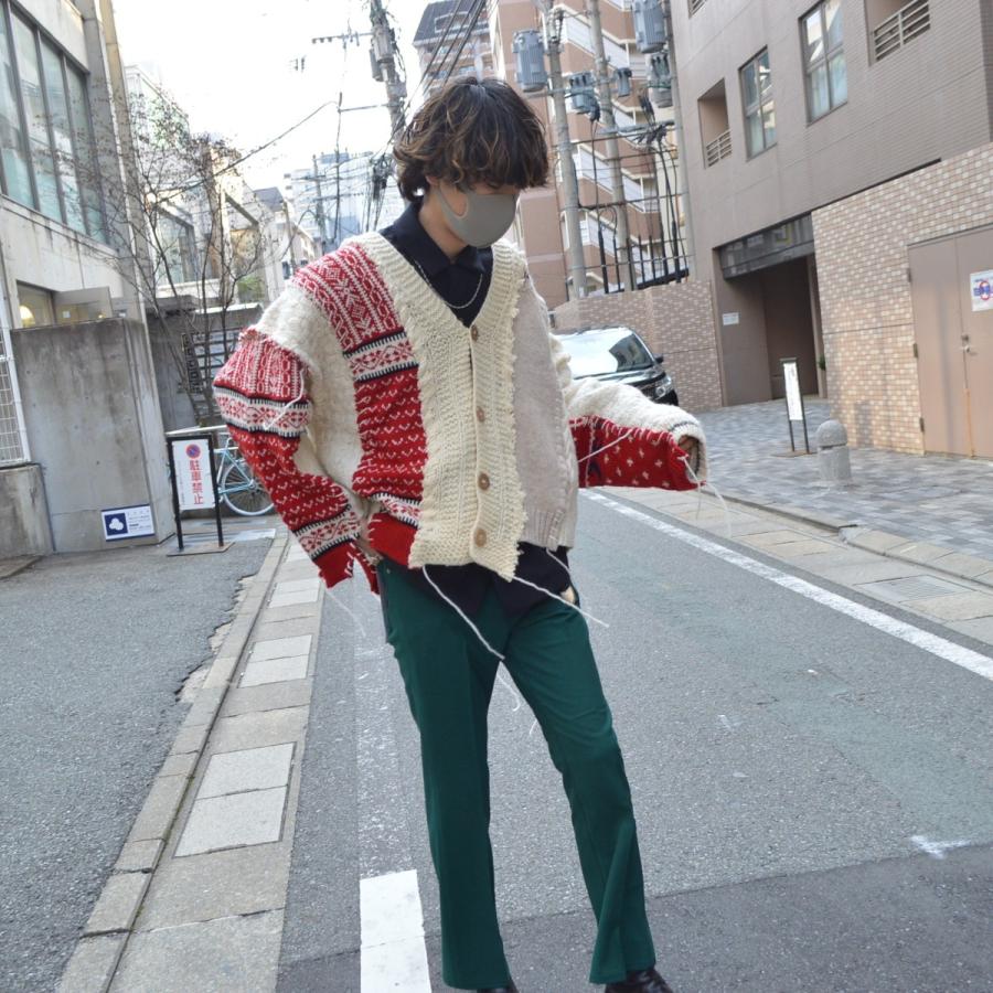 【新品タグ付】23AW　Nordic Collage Knit Cardigan 新品タグ付】23AW Nordic Collage Knit Cardigan