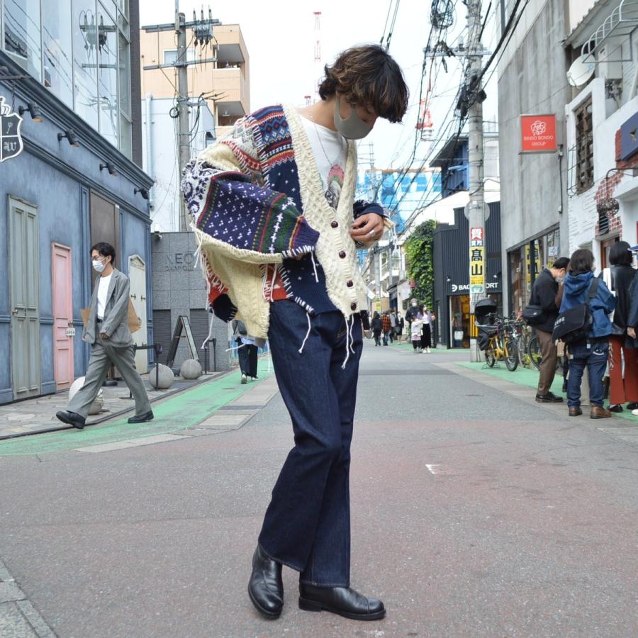 【新品タグ付】23AW　Nordic Collage Knit Cardigan DISCOVERED DISCOVERED(ディスカバード) / Nordic Collage Knit