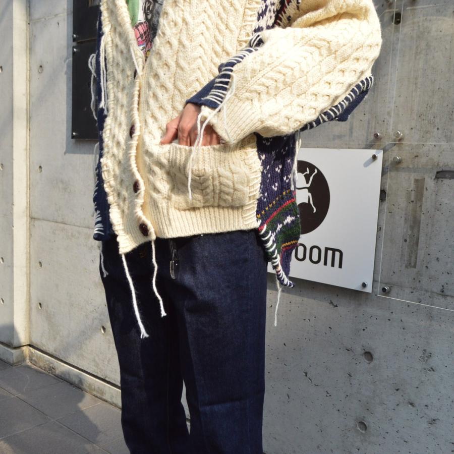 DISCOVERED カーディガン DISCOVERED カーディガン ディスカバード / DAMAGE COTTON KNIT