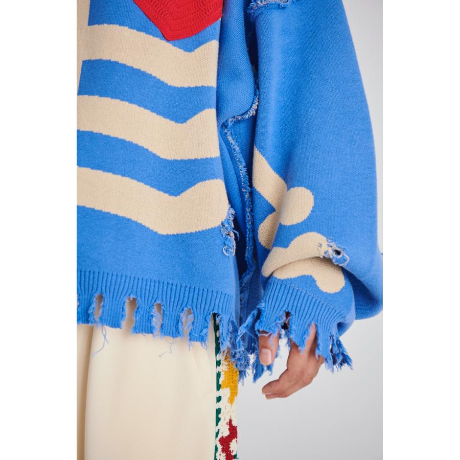 DISCOVERED（ディスカバード） / BONE KNIT (BLUE) : Proof Of Power 