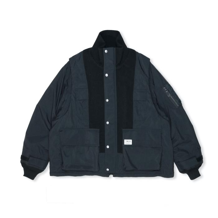 elephant TRIBAL fabrics / Hybrid Mountain JKT (BLACK