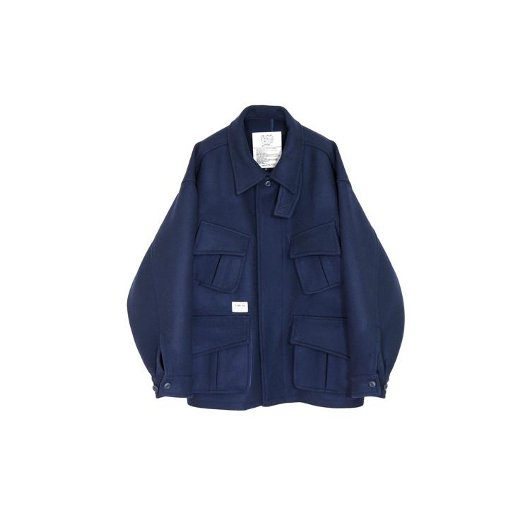 elephant TRIBAL fabrics / Classic Jungle Fatigue JKT (NAVY