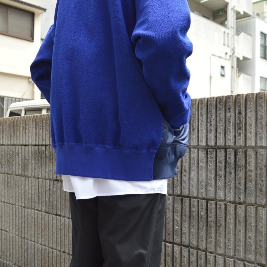 elephant TRIBAL fabrics / MA-1 Docking Inside Out Sweat Blouson