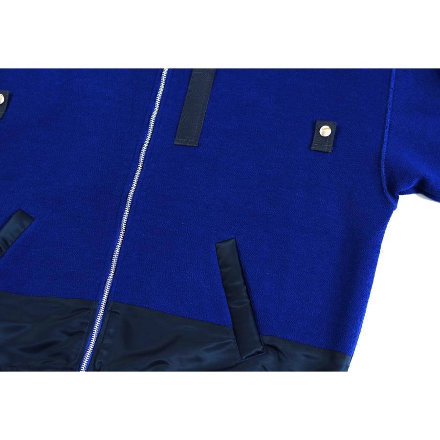 elephant TRIBAL fabrics / MA-1 Docking Inside Out Sweat Blouson