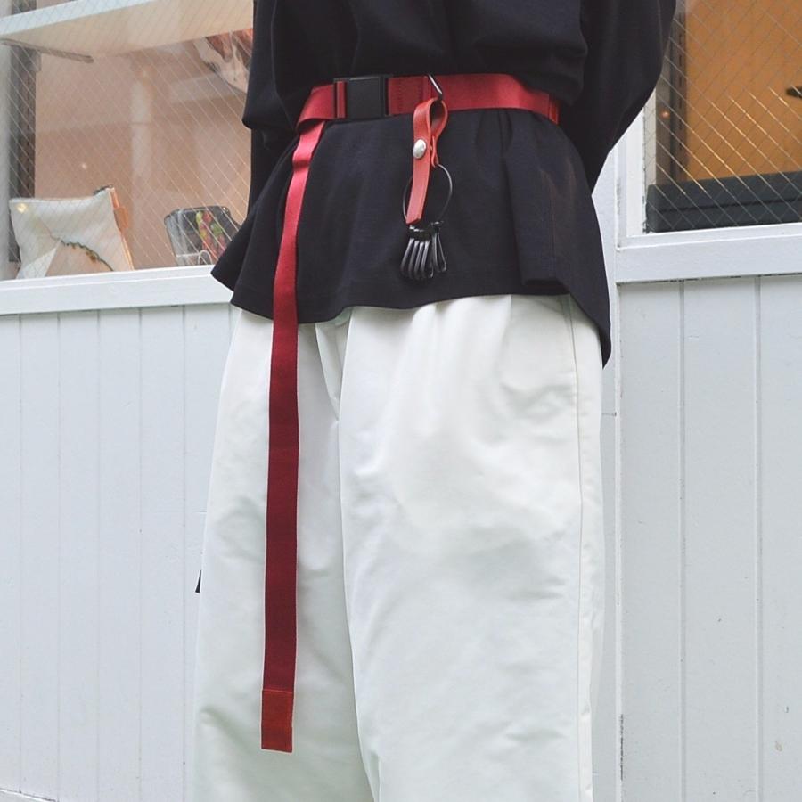 JieDa MAGNET LONG BELT RED ジエダ　ベルト　レッド JieDa JieDa(ジエダ) / MAGNET LONG BELT (RED) : Proof Of