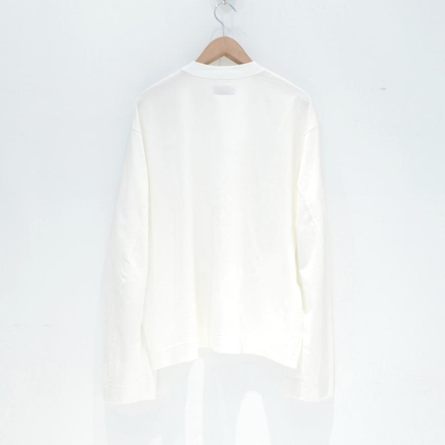 JieDa(ジエダ) / LAMINATE POCKET L/S T SHIRT (WHITE)｜pop5151｜02