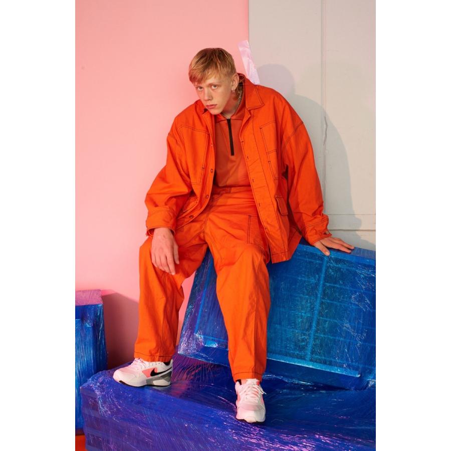 JieDa（ジエダ） / WIDE PAINTER PANTS (ORANGE) : Proof Of Power 