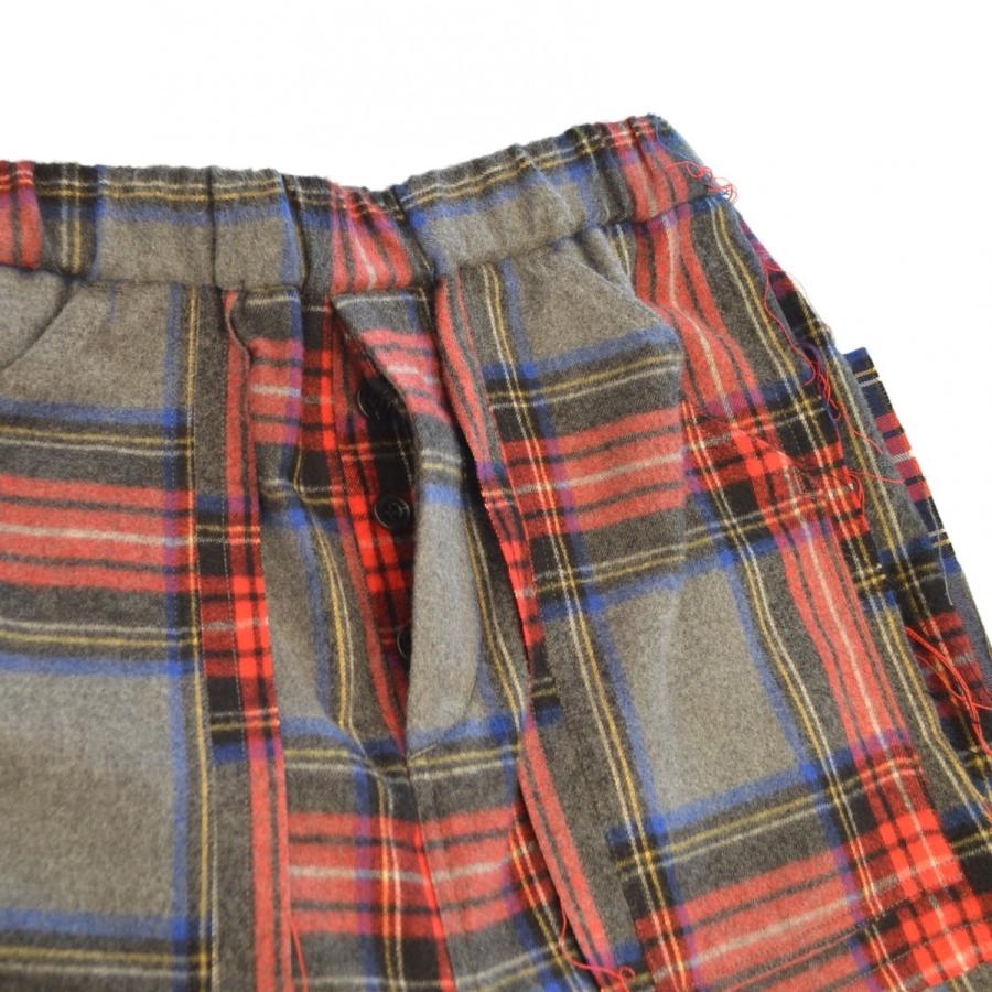 JieDa（ジエダ） / SIDE SLIT FLANNEL EASY PANTS : Proof Of Power