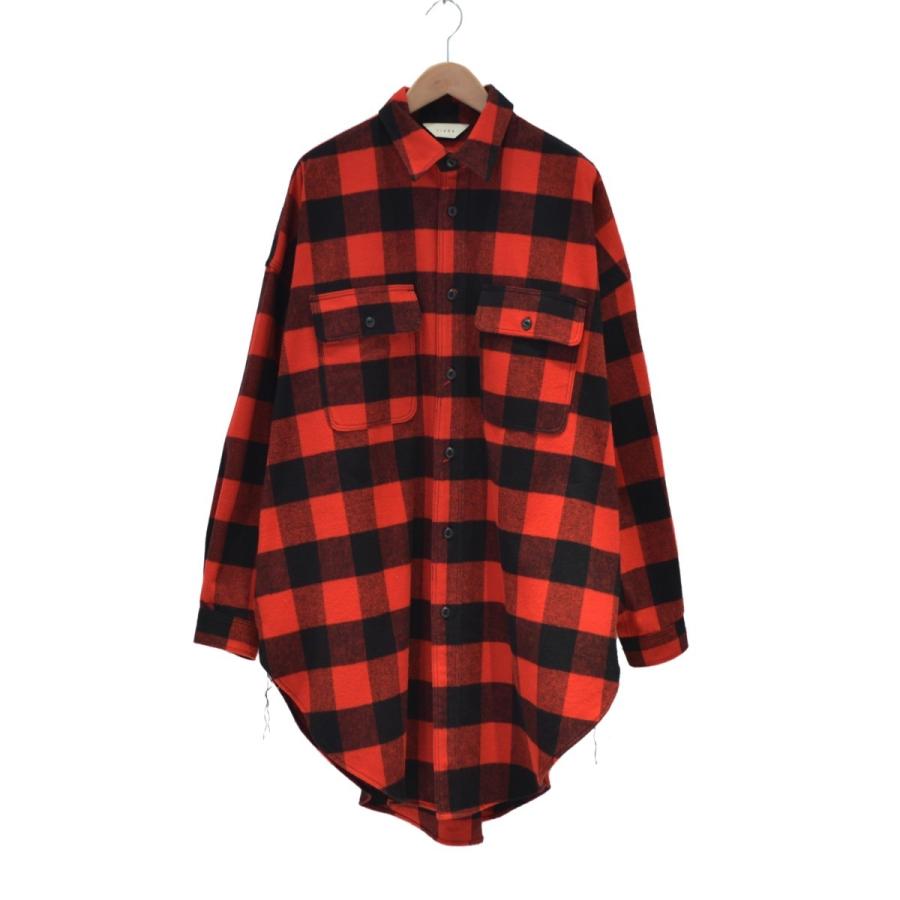 シャツ jieda long CPO shirt JieDa（ジエダ） / LONG C.P.O SHIRT(RED) : Proof Of Power - 通販
