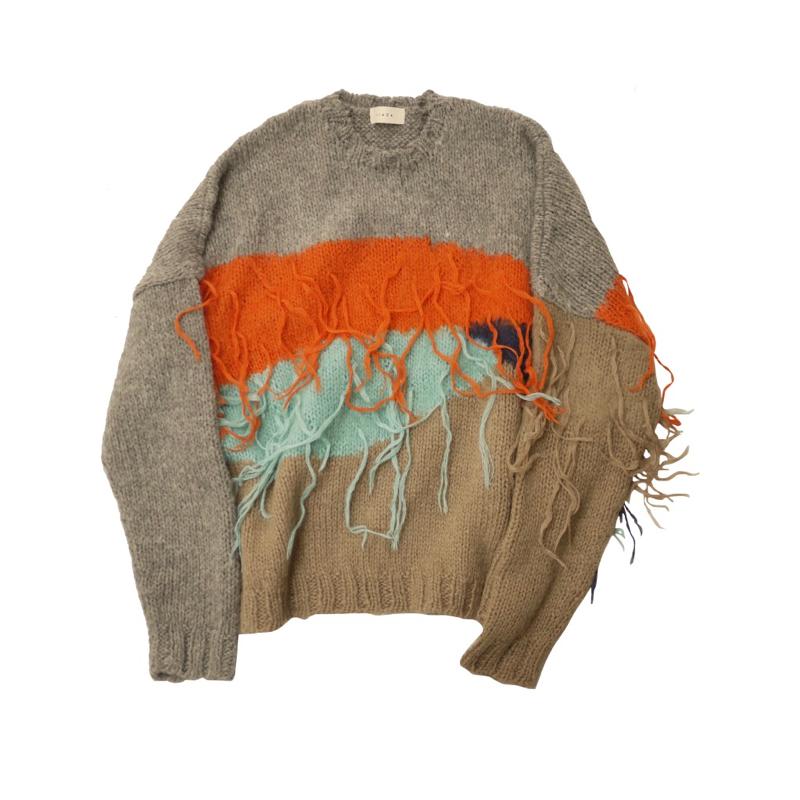 JieDa（ジエダ） / PANEL OVER KNIT(BEIGE) : Proof Of Power - 通販 
