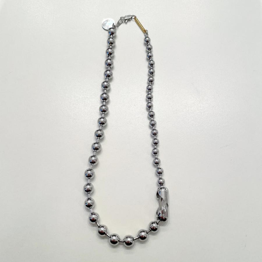 JieDa JieDa(ジエダ) / SWITCHING BALL CHAIN NECKLACE (SILVER