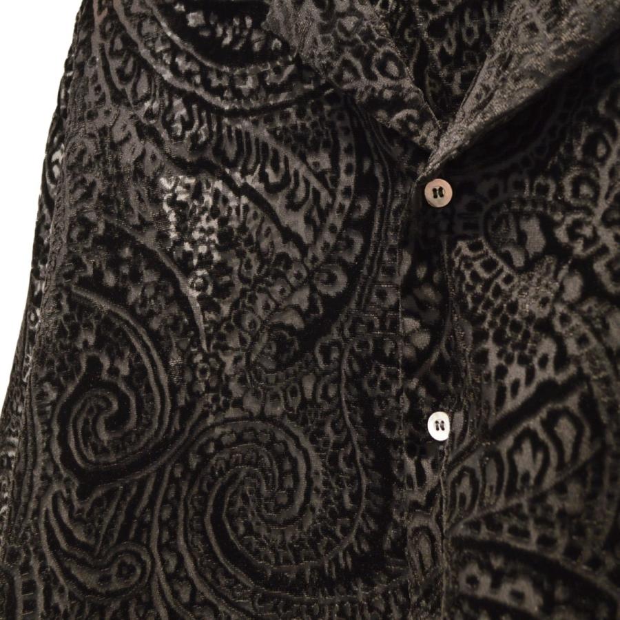 JieDa（ジエダ） / OPAL OPEN COLLAR SHIRT LS (BLACK) : Proof Of