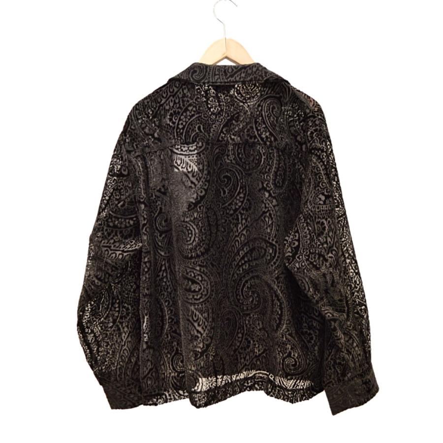 JieDa JieDa(ジエダ) / OPAL OPEN COLLAR SHIRT LS (BLACK) : Proof Of 