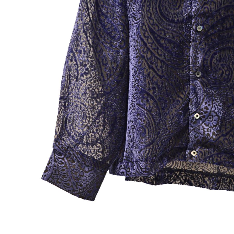 JieDa（ジエダ） / OPAL OPEN COLLAR SHIRT LS (NAVY) : Proof Of