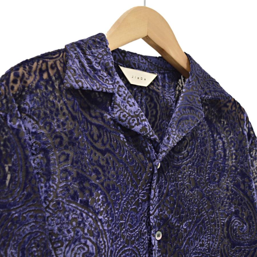 シャツ JieDa OPAL OPEN COLLAR SHIRT JieDa（ジエダ） / OPAL OPEN COLLAR SHIRT LS (NAVY) : Proof Of