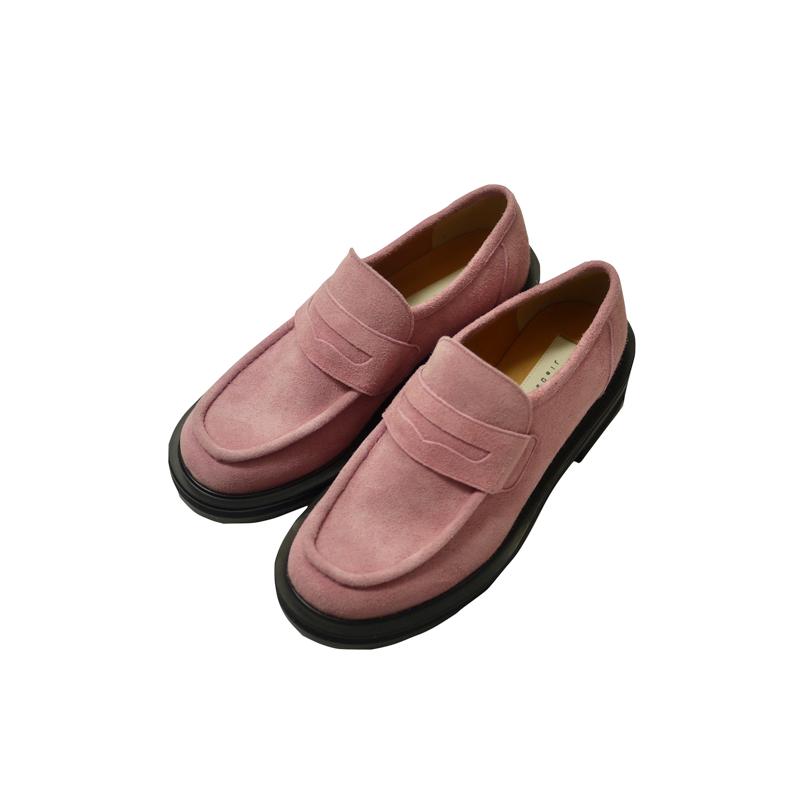 JieDa JieDa(ジエダ) / SUEDE LOAFERS (PINK) : Proof Of Power - 通販 