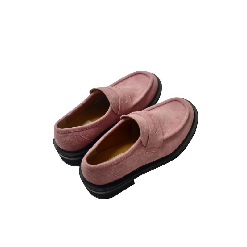 JieDa(ジエダ) / SUEDE LOAFERS (PINK) :jie-21w-gd01-a:Proof Of