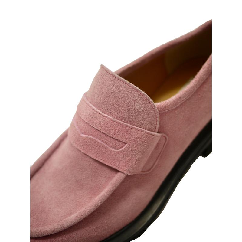 JieDa(ジエダ) / SUEDE LOAFERS (PINK) :jie-21w-gd01-a:Proof Of