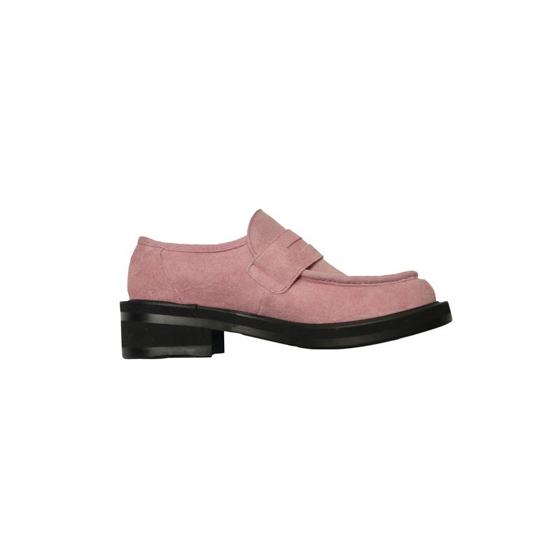 JieDa(ジエダ) / SUEDE LOAFERS (PINK) :jie-21w-gd01-a:Proof Of