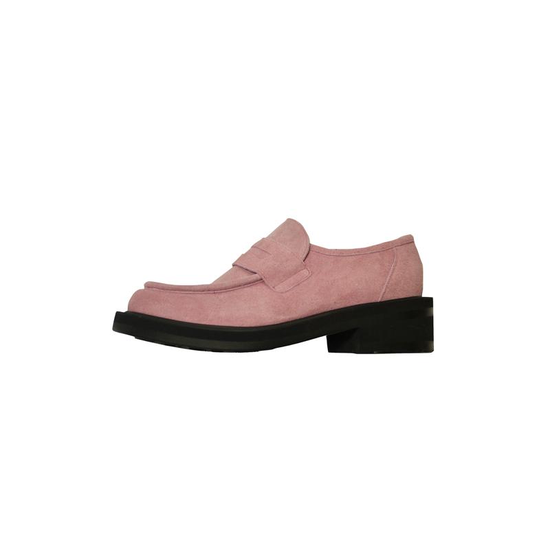 JieDa(ジエダ) / SUEDE LOAFERS (PINK) :jie-21w-gd01-a:Proof Of