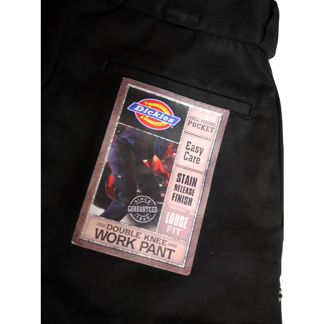 JieDa JieDa(ジエダ) / Dickies DOUBLE KNEE PRINT PANTS (BLACK