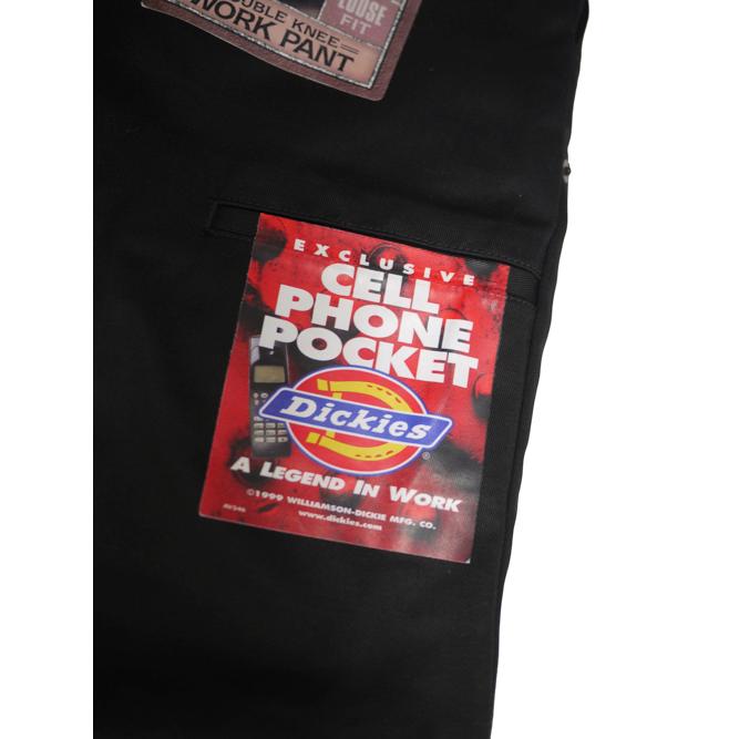 JieDa JieDa(ジエダ) / Dickies DOUBLE KNEE PRINT PANTS (BLACK