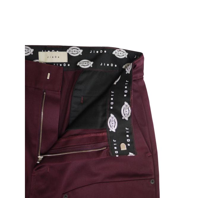 JieDa JieDa(ジエダ) / Dickies DOUBLE KNEE PRINT PANTS (WINE