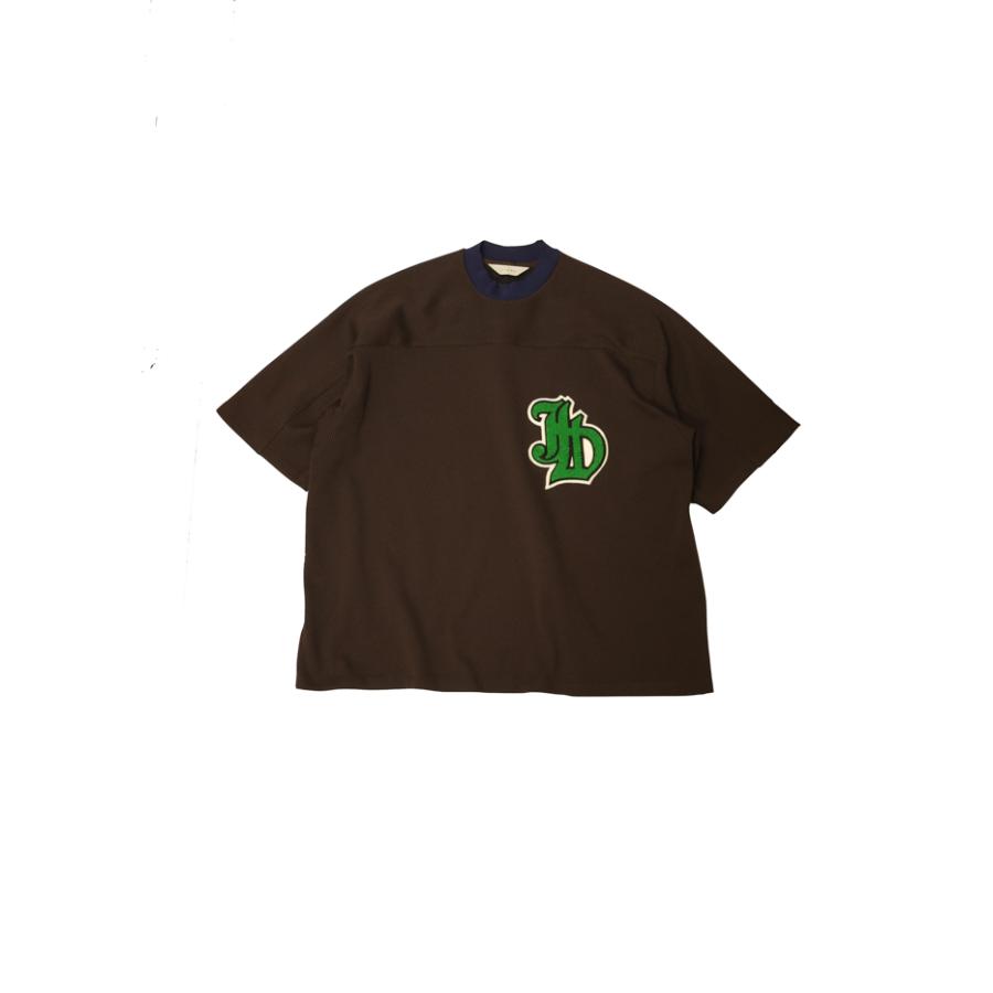 JieDa（ジエダ） / WAFFLE FOOTBALL TEE (BROWN) : Proof Of Power 