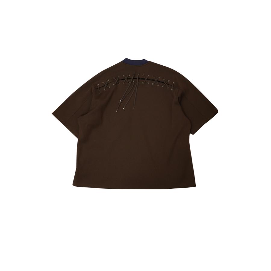 JieDa（ジエダ） / WAFFLE FOOTBALL TEE (BROWN) : Proof Of Power 