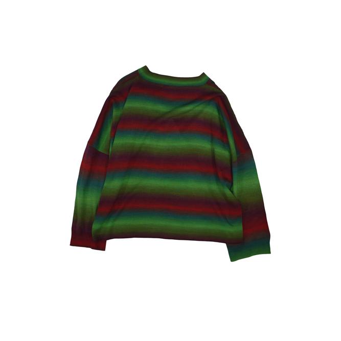 JieDa（ジエダ） / GRADATION CARDIGAN(GREEN) : Proof Of Power 