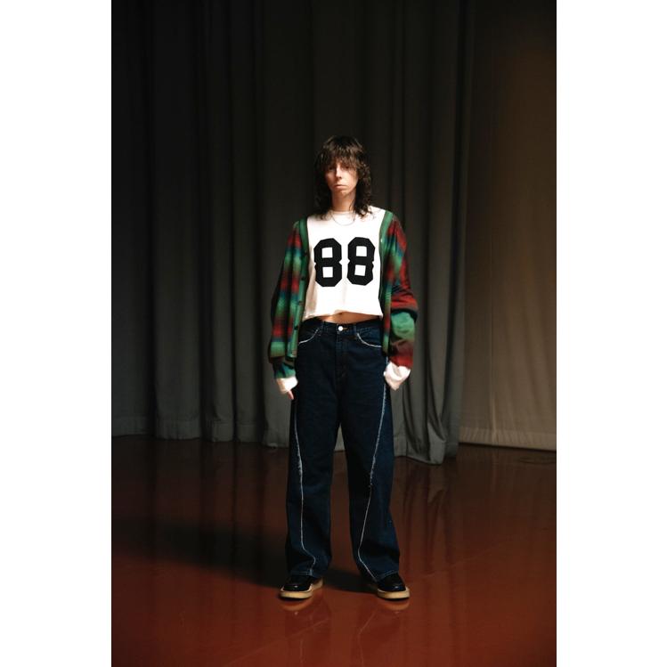 JieDa JieDa(ジエダ) / GRADATION CARDIGAN(GREEN) : Proof Of