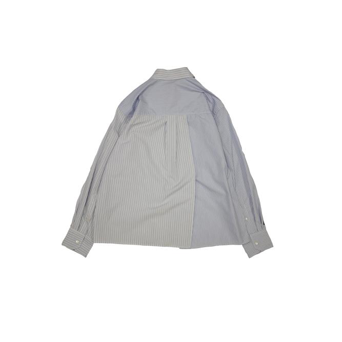 JieDa（ジエダ） / STRIPE ZIP & BUTTON SHIRT (STRIPE) : Proof Of