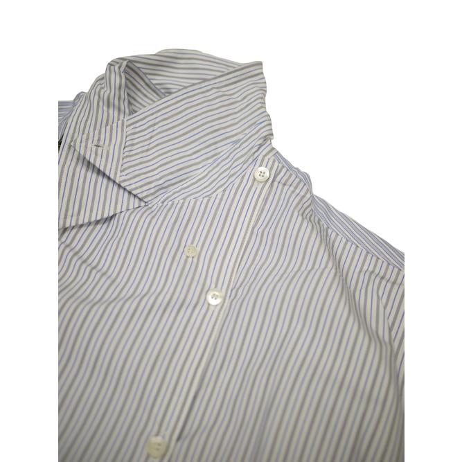 JieDa（ジエダ） / STRIPE ZIP & BUTTON SHIRT (STRIPE) : Proof Of