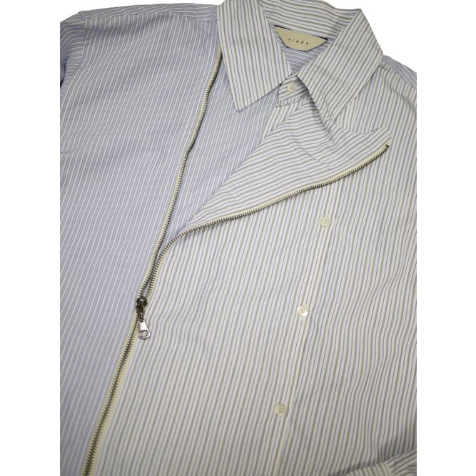 JieDa（ジエダ） / STRIPE ZIP & BUTTON SHIRT (STRIPE) : Proof Of