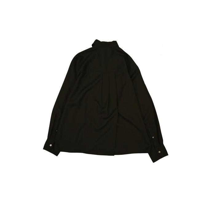 JieDa（ジエダ） / ZIP & BUTTON SHIRT (BROWN) : Proof Of Power