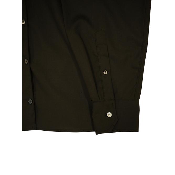 JieDa（ジエダ） / ZIP & BUTTON SHIRT (BROWN) : Proof Of Power