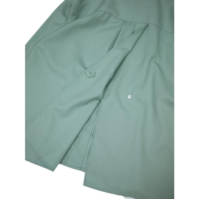 JieDa（ジエダ） / ZIP & BUTTON SHIRT (MINT) : Proof Of Power