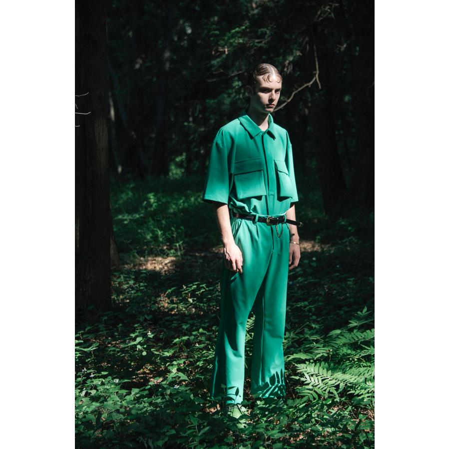 JieDa JieDa(ジエダ) / TRICOT SLACKS (GREEN) : Proof Of Power