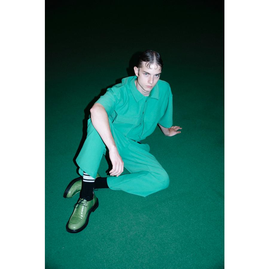 JieDa JieDa(ジエダ) / TRICOT SLACKS (GREEN) : Proof Of Power