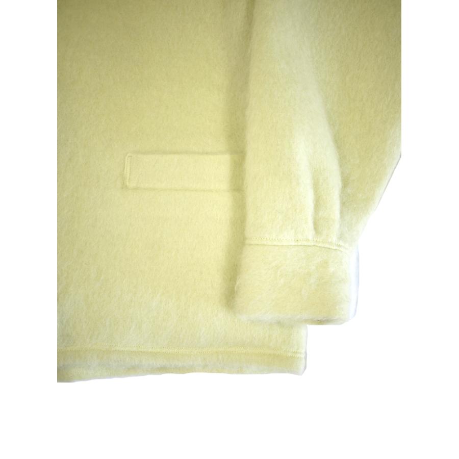 JIEDA/MOHAIR CARDIGAN/モヘアカーディガン/サイズ1/黄色 JIEDA/MOHAIR CARDIGAN/モヘアカーディガン/サイズ1/黄色