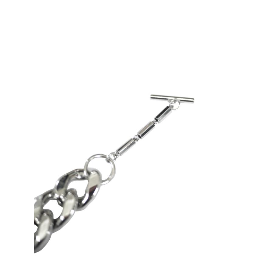 JieDa JieDa(ジエダ) / SWITCHING WIDE CHAIN NECKLACE (SILVER