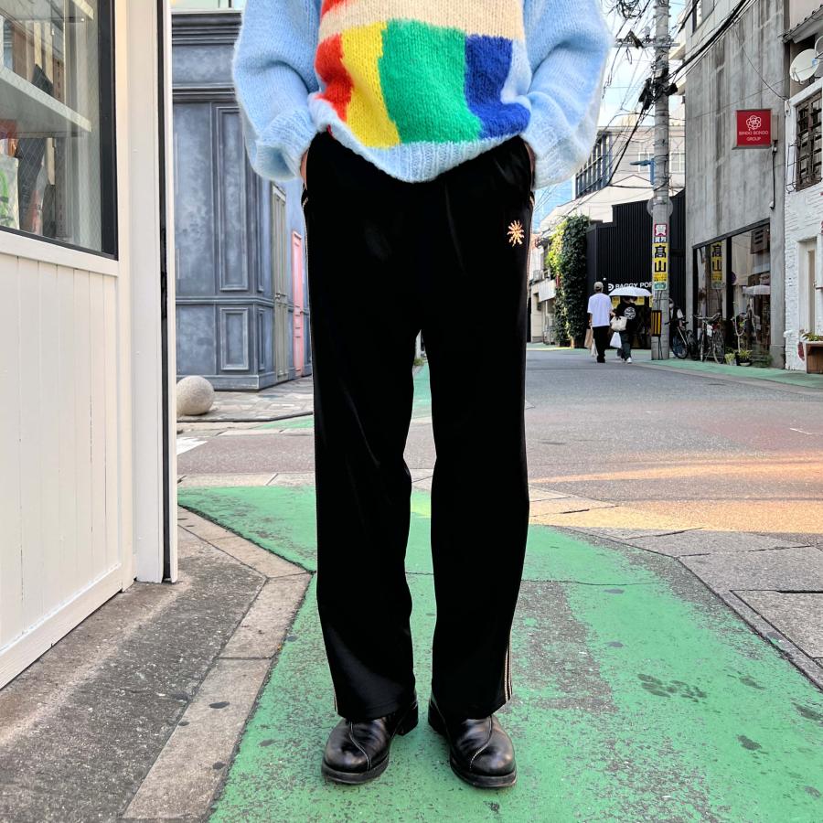 JieDa(ジエダ) / 5 STRIPE JERSEY PANTS (BLACK) : jie-22w-pt11-blk